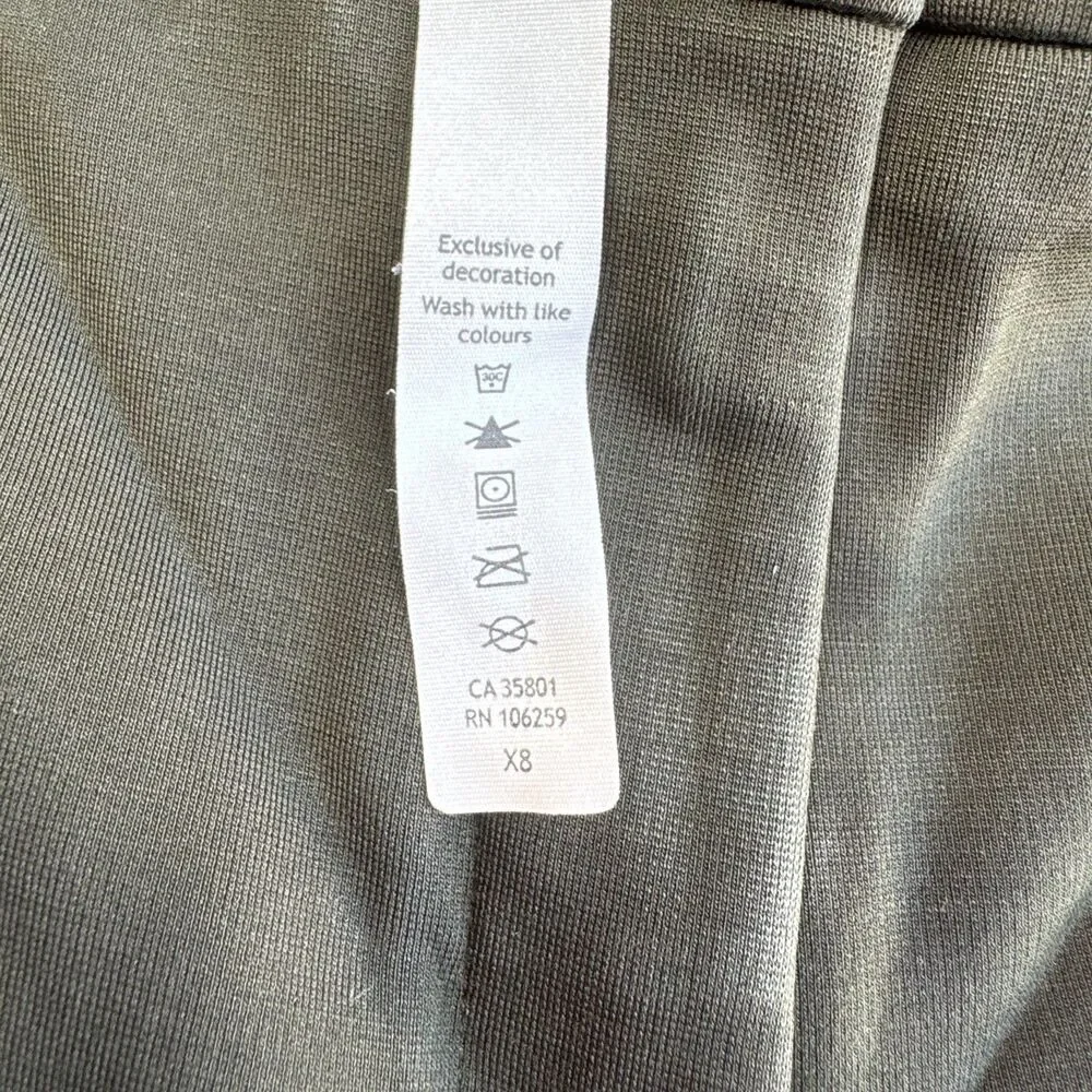 Lululemon On The Move Pants Womens X8 Olive Green Stretch Comfort Straight Leg